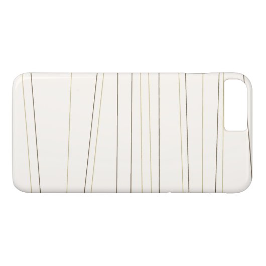 Einfache Linien Case-Mate iPhone Hülle (Rückseite (Horizontal))