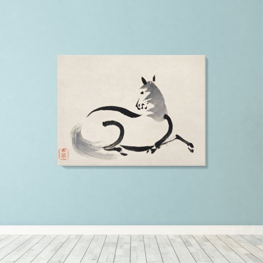 Einfache Linien Leinwanddruck (Insitu (Holzboden))