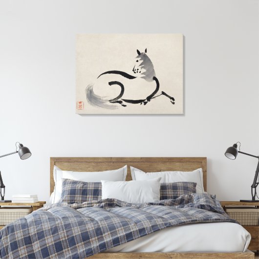 Einfache Linien Leinwanddruck (Insitu (Schlafzimmer))