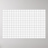 Einfache Linsenverzerrungsgitter Poster (Vorne)