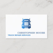 Einfache LKW-Mechanik Visitenkarte (Vorderseite)