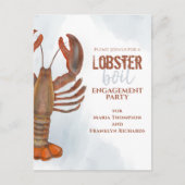 Einfache Lobsterboil für Hochzeitstag-Engagement-P Postkarte (Vorderseite)
