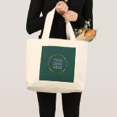 Einfache Logo benutzerdefinierte Geschäftstasche Jumbo Stoffbeutel (Vorderseite (Produkt))