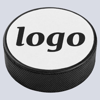 Einfache Logo-Branding-Geschäftsförderung Eishockey Puck