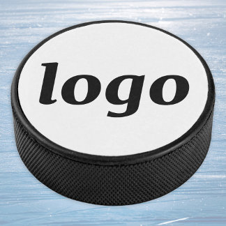 Einfache Logo-Branding-Geschäftsförderung Eishockey Puck