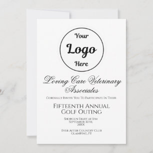 Einfache Logo Business Golf Veranstaltung Script E