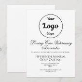 Einfache Logo Business Golf Veranstaltung Script E (Vorne/Hinten)