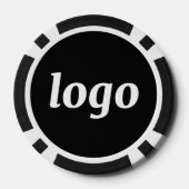Einfache Logo-Geschäftsförderungsmarke Pokerchips (Rückseite)
