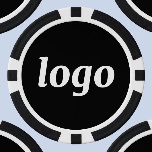 Einfache Logo-Geschäftsförderungsmarke Pokerchips