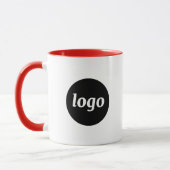 Einfache Logo-Geschäftsförderungsmarke Tasse (Links)