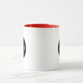 Einfache Logo-Geschäftsförderungsmarke Tasse (Zentrum)