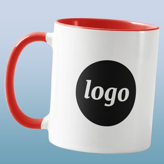 Einfache Logo-Geschäftsförderungsmarke Tasse