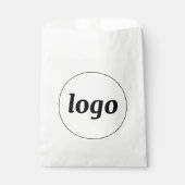 Einfache Logo-Geschäftsförderungsmarkenbildung Geschenktütchen (Vorderseite)