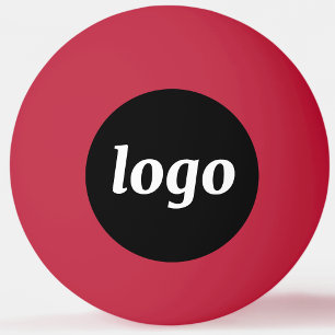Einfache Logo-Geschäftsförderungsmarkenbildung Tischtennisball
