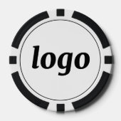 Einfache Logo-Geschäftsförderungsmarkierung Pokerchips (Vorderseite)