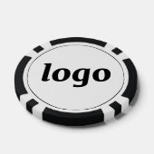 Einfache Logo-Geschäftsförderungsmarkierung Pokerchips (Einzeln)