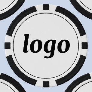 Einfache Logo-Geschäftsförderungsmarkierung Pokerchips