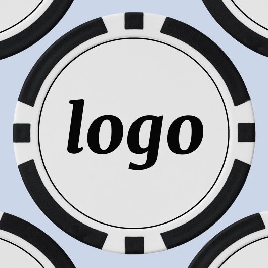 Einfache Logo-Geschäftsförderungsmarkierung Pokerchips