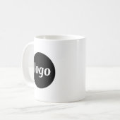 Einfache Logo-Geschäftsmarkenwerbung Kaffeetasse (Vorderseite Links)