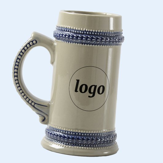 Einfache Logo-Geschäftsvermarktung Bierglas