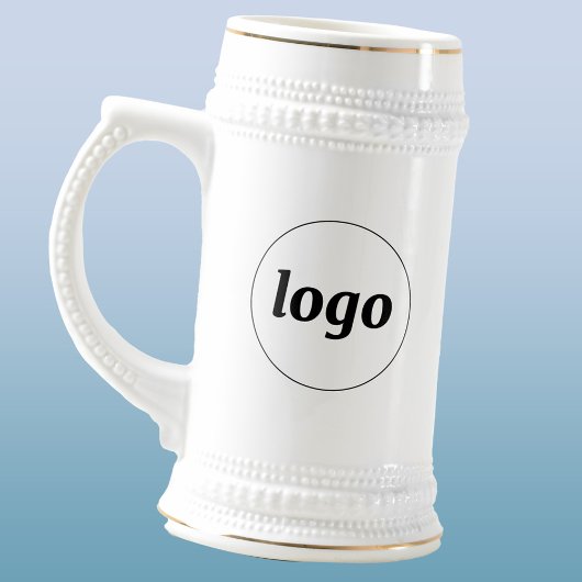 Einfache Logo-Geschäftsvermarktung Bierglas