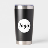 Einfache Logo-Geschäftsvermarktung Thermobecher (Rückseite)
