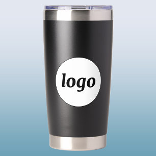 Einfache Logo-Geschäftsvermarktung Thermobecher