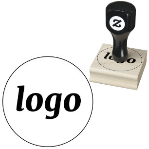 Einfache Logo-Marken-Geschäftsförderung Gummistempel