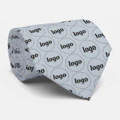 Einfache Logo-Muster Business Neck Tie Krawatte (Gerollt)