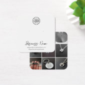 Einfache Logo-Schmuck-Ohrensichtkarte (Schreibtisch)