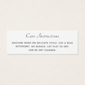 Einfache Logo-Social-Media-Marke "White Clothing C (Rückseite)