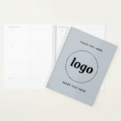Einfache Logo Text Powder Blau Planer (Anzeige)
