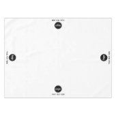 Einfache Logo-Text-Werbeausstellung Tischdecke (Vorderseite (Horizontal))