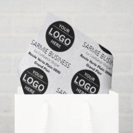 Einfache Logo-Tragetasche für Unternehmen oder Ges Seidenpapier