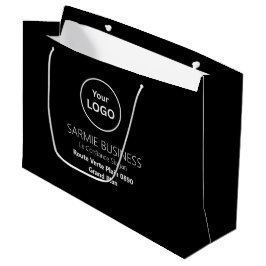 Einfache Logo-Tragetasche, Geschäftstasche oder Sh Große Geschenktüte