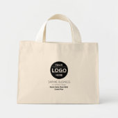 Einfache Logo-Tragetasche, Geschäftstasche oder Sh Mini Stoffbeutel (Vorne)
