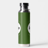 Einfache Logo- und Textformel Trinkflasche (Links)