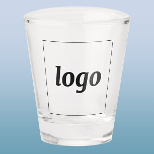 Einfache Logo-Werbe-Geschäftsmarke Schnapsglas