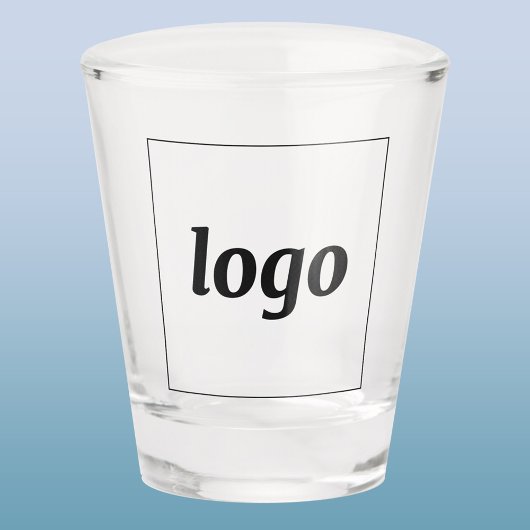 Einfache Logo-Werbe-Geschäftsmarke Schnapsglas