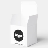 Einfache Logo-Werbeaktion für Unternehmen Geschenkschachtel (Geöffnet)