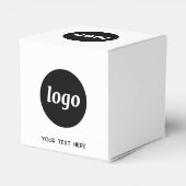 Einfache Logo-Werbeaktion für Unternehmen Geschenkschachtel (Rückseite)