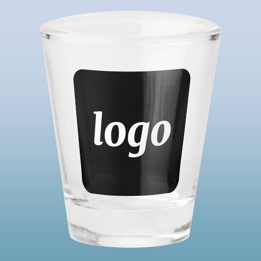 Einfache Logo-Werbung Unternehmensbranding Schnapsglas