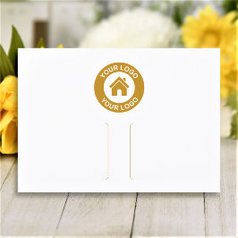 Einfache Logo-White-Hair-Clip-Barrett-Grafikkarte Visitenkarte