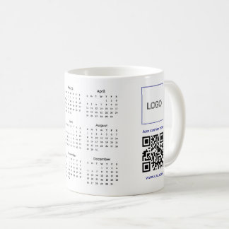Einfache Logofirma 2027 URL jährliches Firmenlogo Kaffeetasse