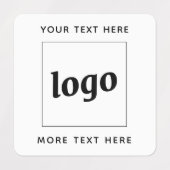 Einfache Logos für Textverarbeitung Etiketten (Design 1)