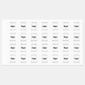 Einfache Logos für Textverarbeitung Etiketten (Blatt)
