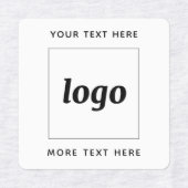 Einfache Logos für Textverarbeitung Etiketten (Design 1)