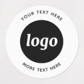 Einfache Logos für Textverarbeitung Etiketten (Design 1)