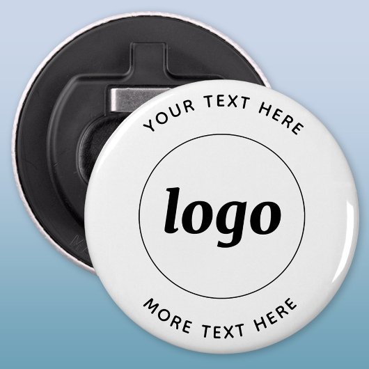 Einfache Logos für Textverarbeitung Flaschenöffner