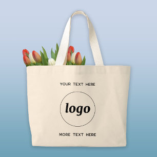Einfache Logos für Textverarbeitung Jumbo Stoffbeutel